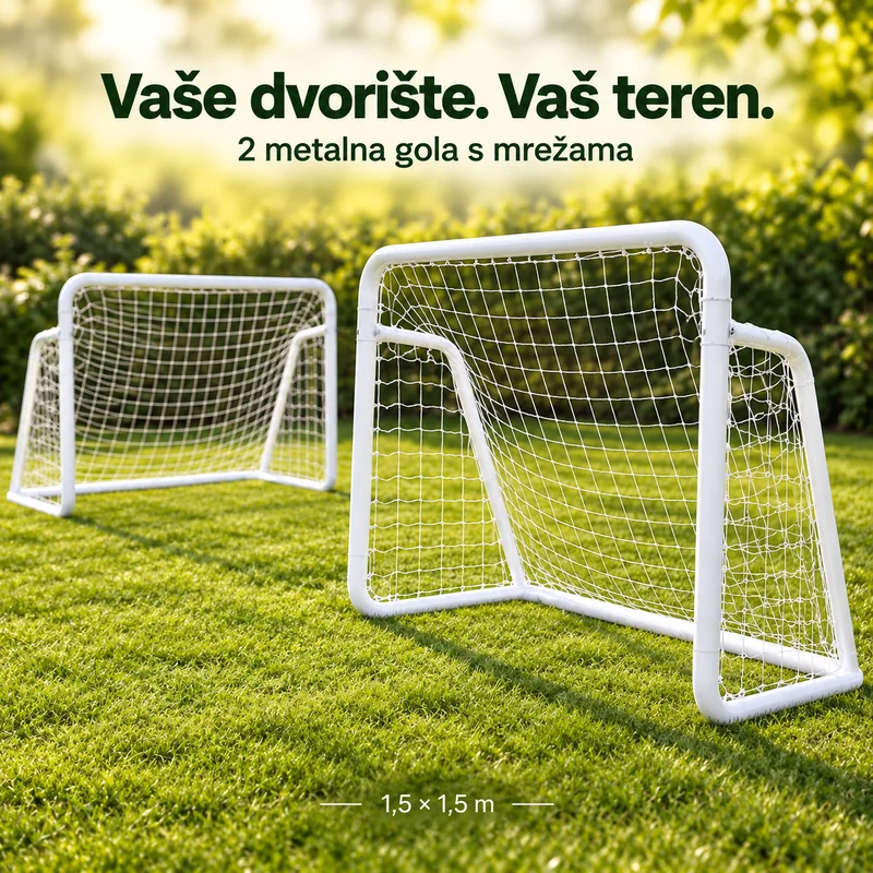 Metalni golovi za fudbal — set 2/1